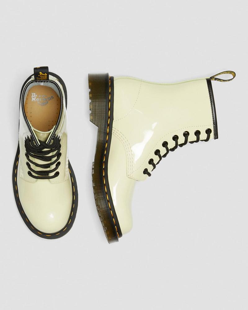 Dr Martens 1460 Lak Leren Veterlaarzen Dames Room | NL 584QMA